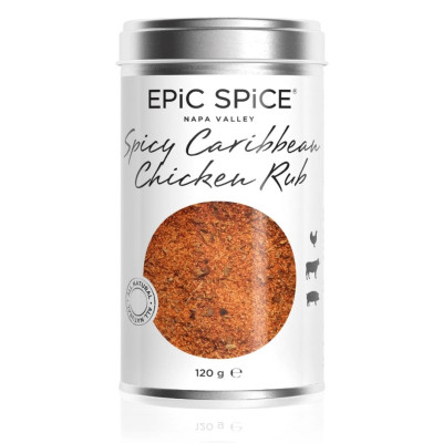 Epic Spice Spicy Caribbean Chicken Rub.