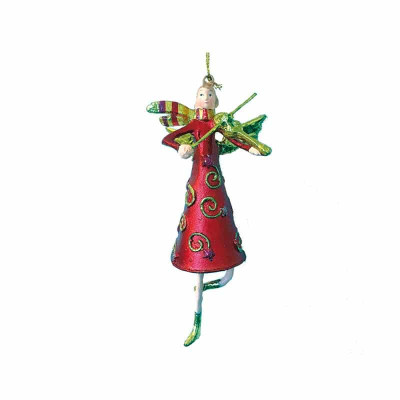 Håndlavet julepynt. Engel med violin.