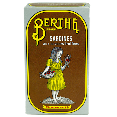 Sardiner i olivenolie med trøffel.