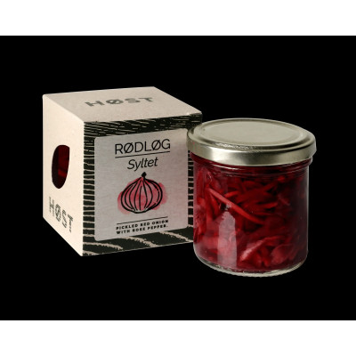 Høst økologiske syltede rødløg.